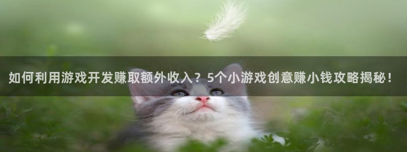 沐鸣娱乐怎么赚钱：如何利用游戏开发赚取额