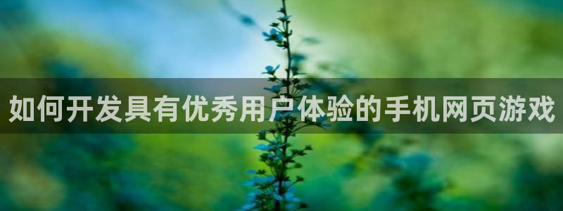 沐鸣科技做的游戏怎么样：如何开发具有优秀