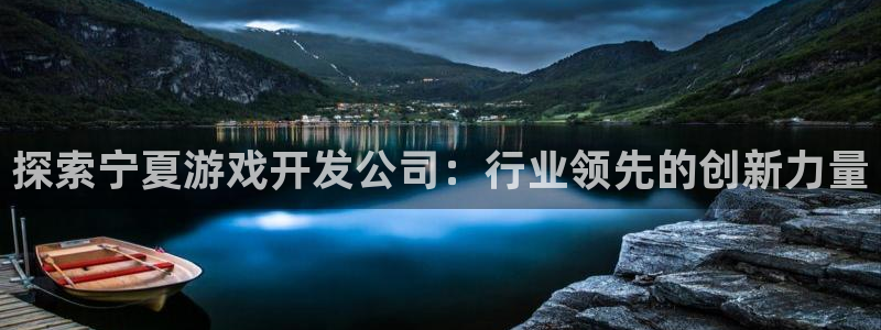 沐鸣平台登录：探索宁夏游戏开发公司：行业